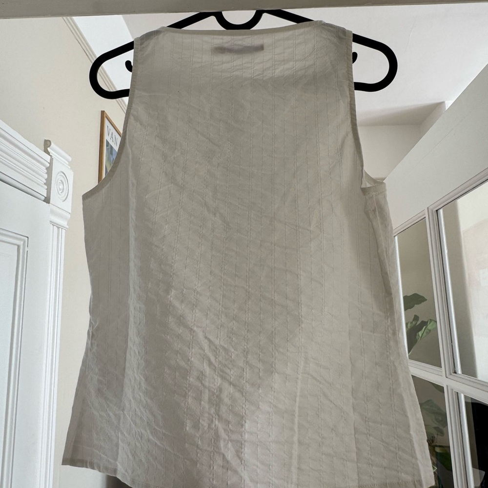 Paloma Wool Folch Stretch Cotton Zip Top - Picture 2 of 4